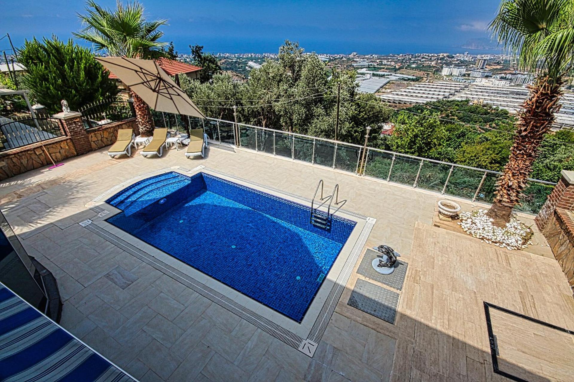 - Luxus - Pool - Whirlpool - - Kestel Villaer
